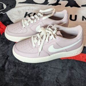 Nike Women’s Air Force 1 Low Top Sneakers - Pale Pink/White